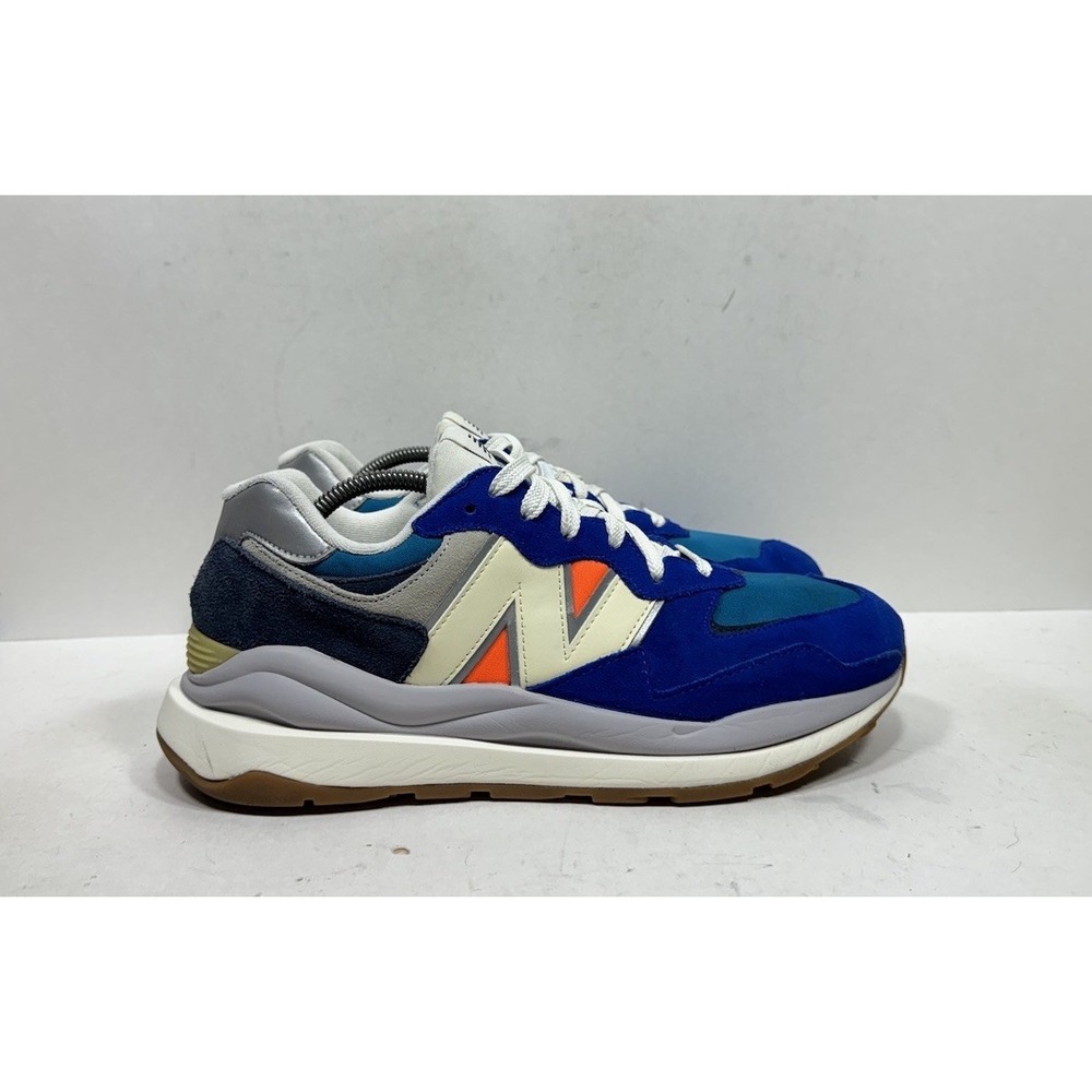 New Balance 57/40 5740 Mens Sz 11 Team Royal Orange M5740DC1 Sneakers Shoes Blue